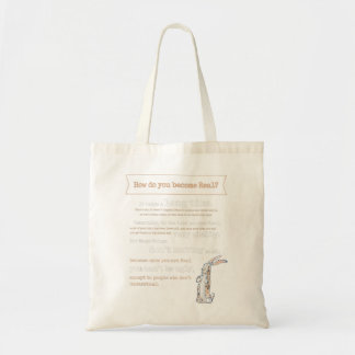Tote Bag Citation du livre Velveteen Rabbit 1922 Devenir un
