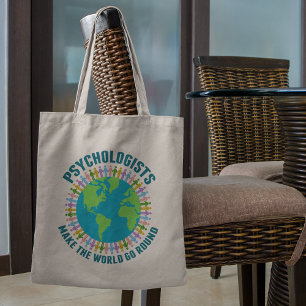 Tote Bag Citation du monde des psychologues mignons sur la
