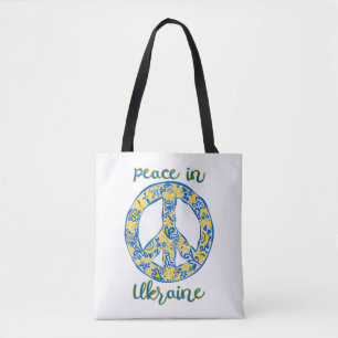Tote Bag Citation du signe de la paix du Pacifique aux coul