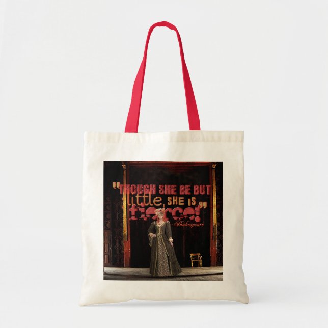 Tote Bag Citation féroce de Shakespeare (Devant)
