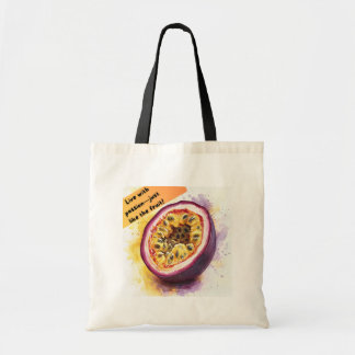 Tote Bag Citation Fruit Amusant et Motivationnel Passionfru