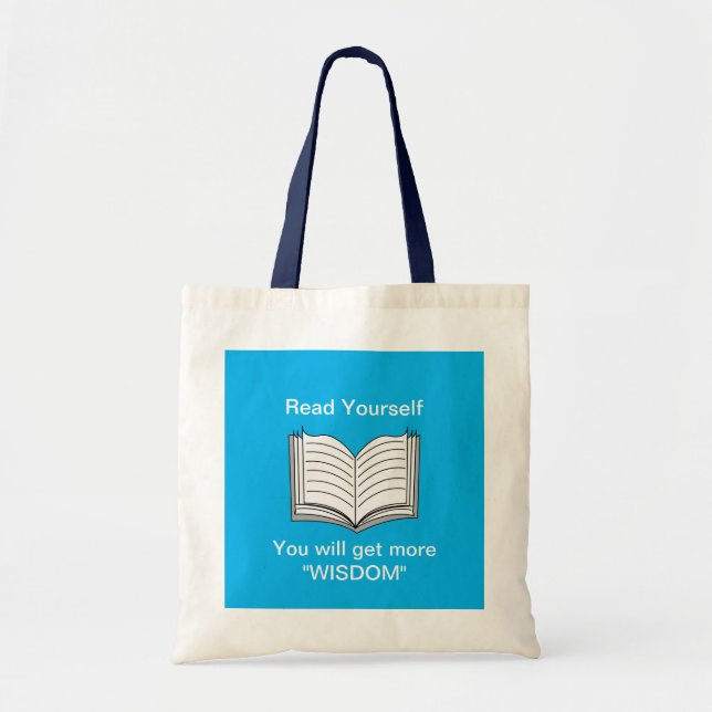 Tote Bag Citation Inspirante à Lire Vous-Même (Devant)