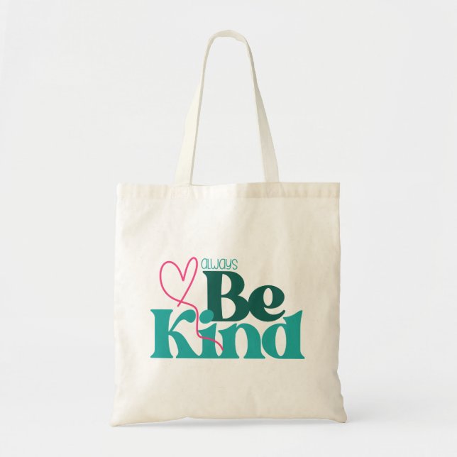 Tote Bag Citation Inspirante de Bienveillance (Devant)
