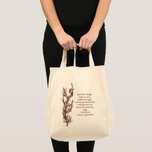 Tote Bag Citation Inspirationnelle Juste Pour Aujourd'Hui