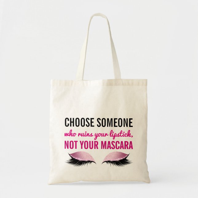 Tote Bag Citation inspirée d'amour de typographie de (Devant)