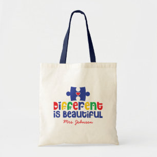 Tote Bag Citation inspirée de l'enseignant en autisme
