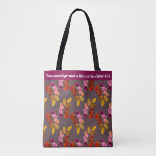 Tote Bag Citation inspirée de vers de bible de 4h14