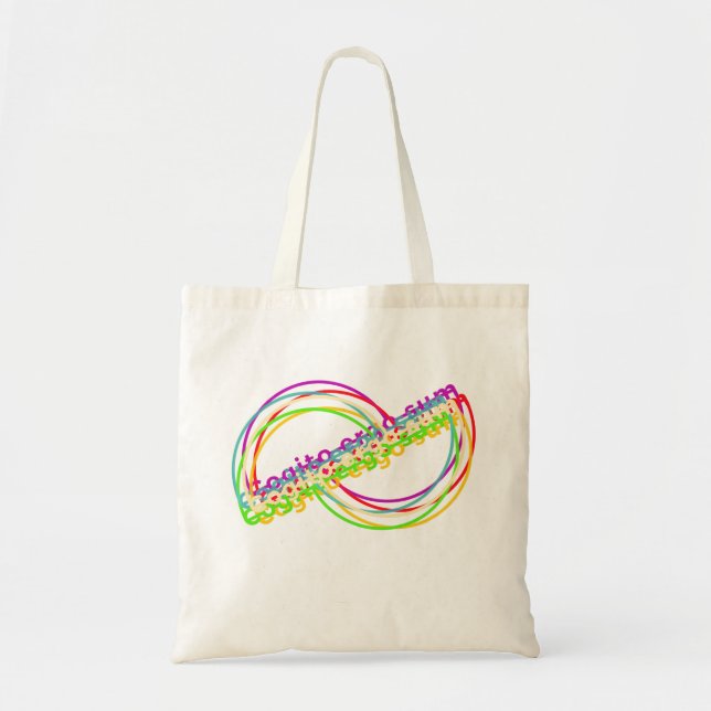 Tote Bag Citation latine Cogito Ergo Sum (Devant)