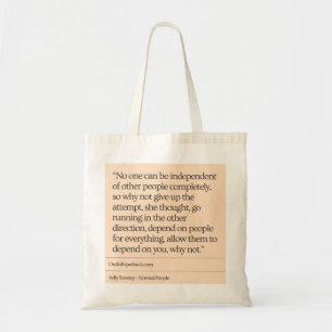Tote Bag Citation littéraire Normal People
