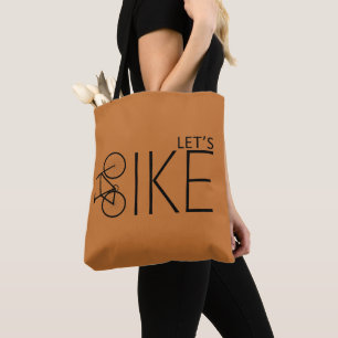 Tote Bag Citation motivante pour cycliste - Cyclisme drôle