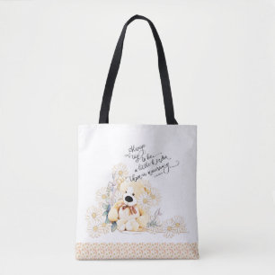 Tote Bag Citation Motivationnelle Kindness Teddy Bear Flora