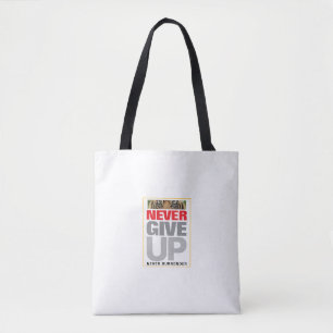 Tote Bag Citation Motivationnelle N'abandonne jamais abando