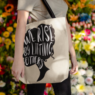 Tote Bag Citation motivationnelle - Nous augmentons en leva