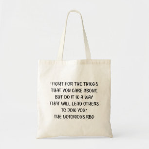 Tote Bag Citation notoire du RBG