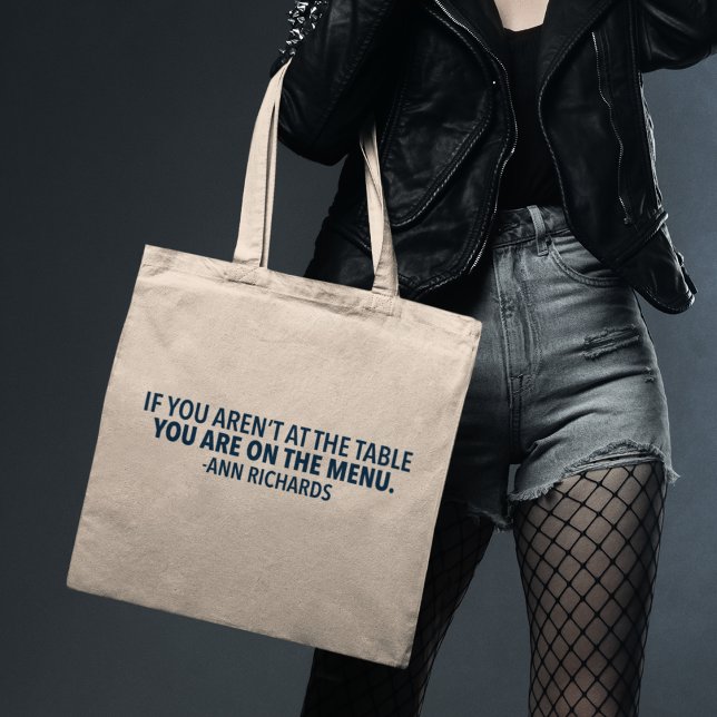 Tote Bag Citation politique motivationnelle de Ann Richards (Créateur téléchargé)