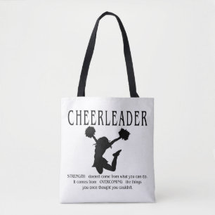 Tote Bag Citation Pom-pom girl inspirante