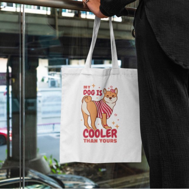Tote Bag Citation pour animal de compagnie de chien cool (Créateur téléchargé)