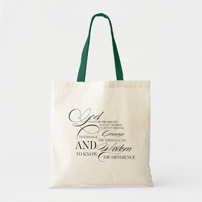 Tote Bag Citation Religieuse  (Devant)
