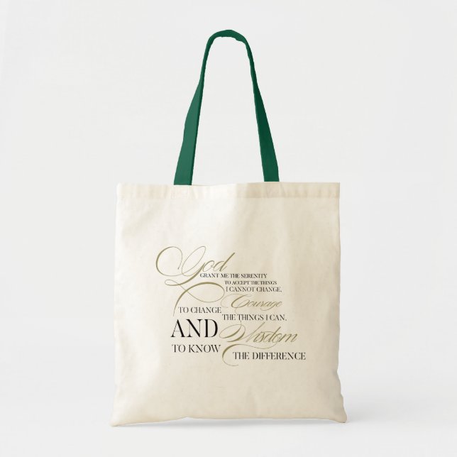 Tote Bag Citation Religieuse  (Devant)