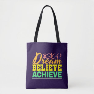 Tote Bag Citation Rêve Croire - Gymnastique Féminine 