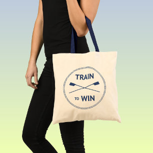 Tote Bag Citation sport motivant train pour gagner