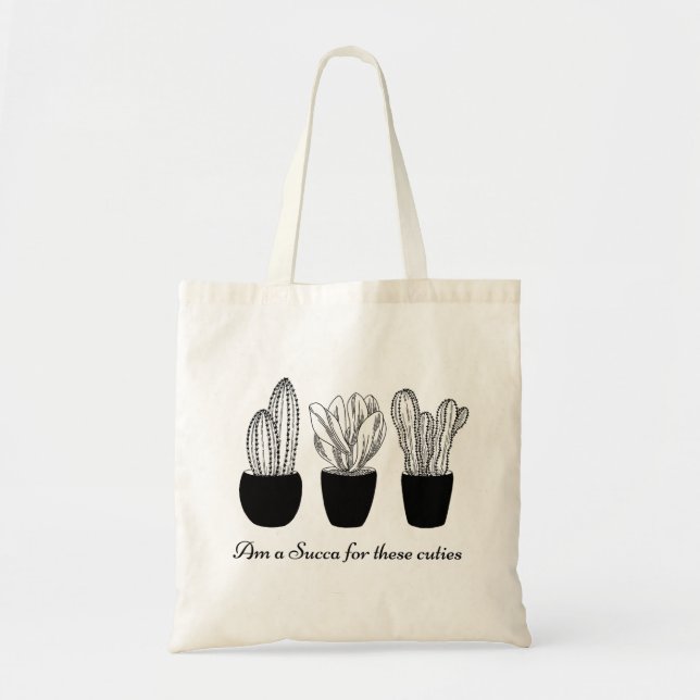 Tote Bag Citation Succulente (Devant)