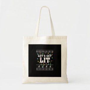 Tote Bag Citation sur la conception de Noël - Laissons-nous