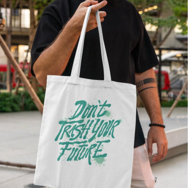 Tote Bag Citation sur l'action climatique (Créateur téléchargé)