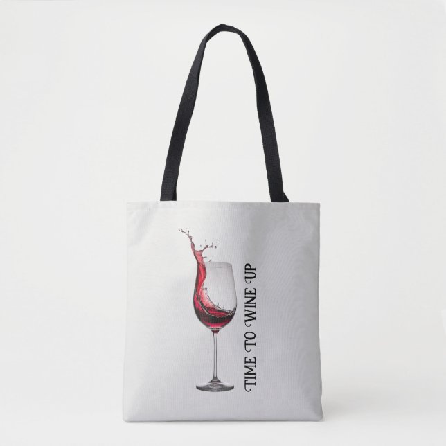 Tote Bag Citation Verre à vin (Devant)