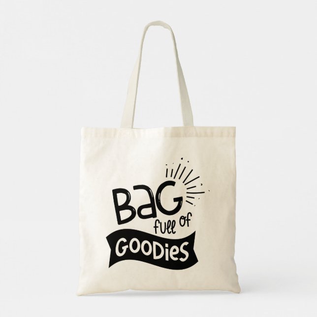 Tote Bag Citations drôles de typographie moderne (Dos)