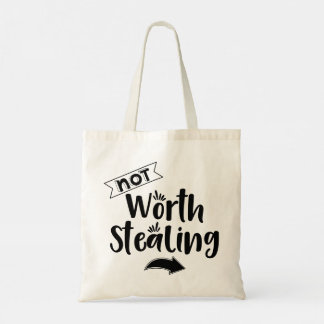 Tote Bag Citations drôles de typographie moderne