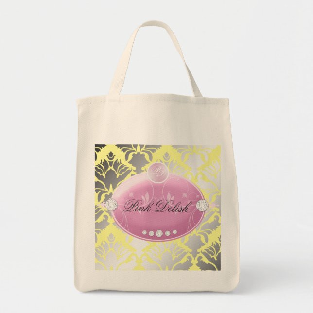 Tote Bag Citron rose de 311 Delish (Devant)