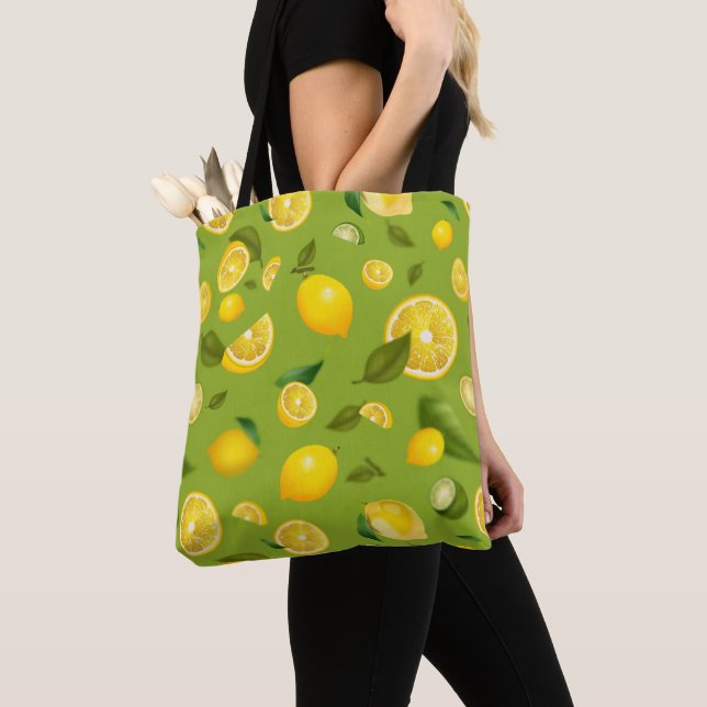 Tote Bag Citron Variété 8 (De près)