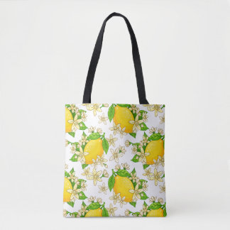 Tote Bag citrons jaunes