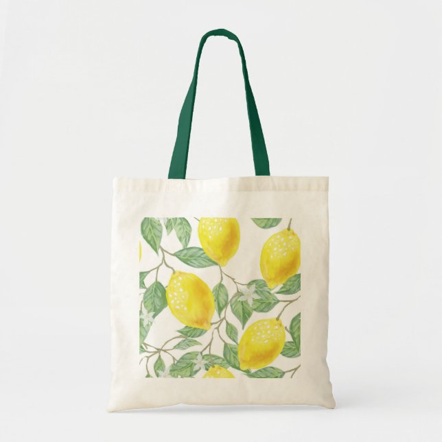 Tote Bag Citrons sur la vigne (Devant)