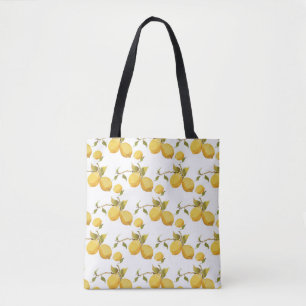 Tote Bag Citrons vintages frais : Conception simpliste