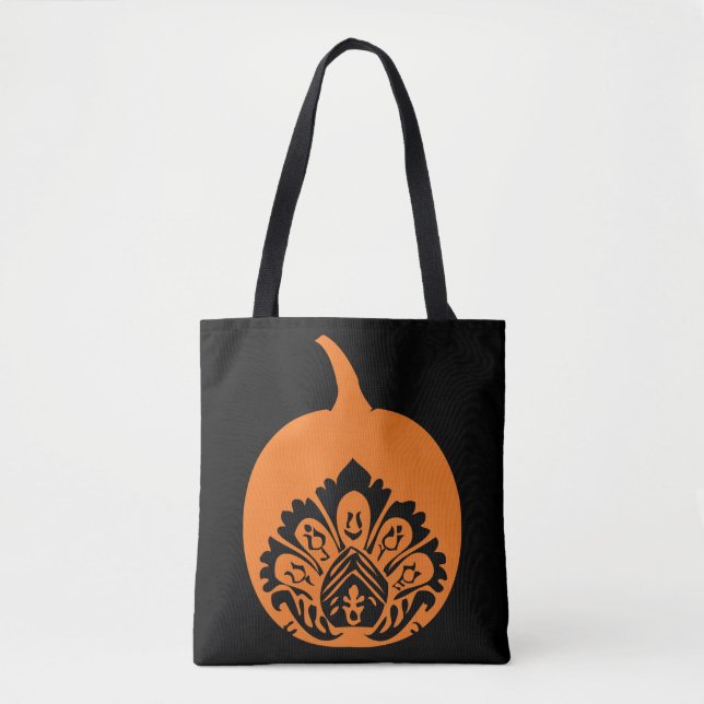 Tote Bag Citrouille chic Fourre-tout (Devant)