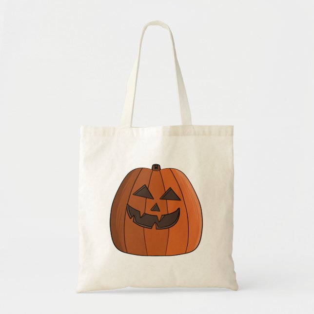 Tote Bag Citrouille cool (Devant)