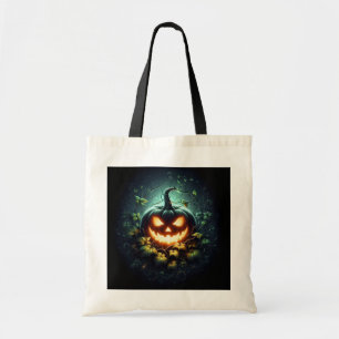 Tote Bag Citrouille de Halloween lumineuse de nature effray