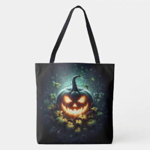 Tote Bag Citrouille de Halloween lumineuse de nature effray