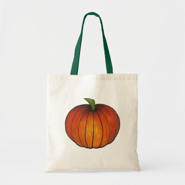 Tote Bag Citrouille de récolte d'automne Patch Thanksgiving (Devant)