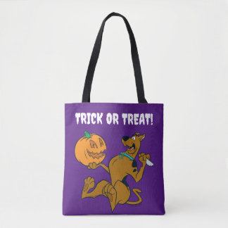Tote Bag Citrouille de sculpture Scooby-Doo