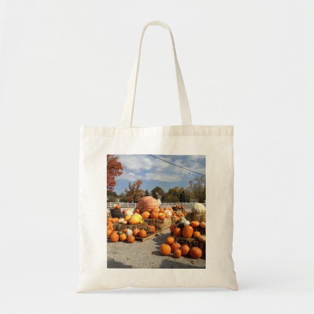 Tote Bag Citrouille fourre-tout ! (Devant)