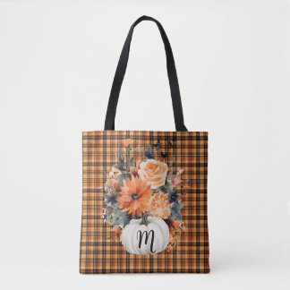 Tote Bag Citrouille monogramme