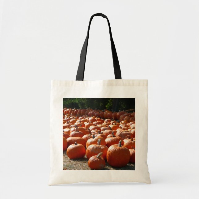 Tote Bag Citrouille Patch Automne Harvest Photographie (Devant)
