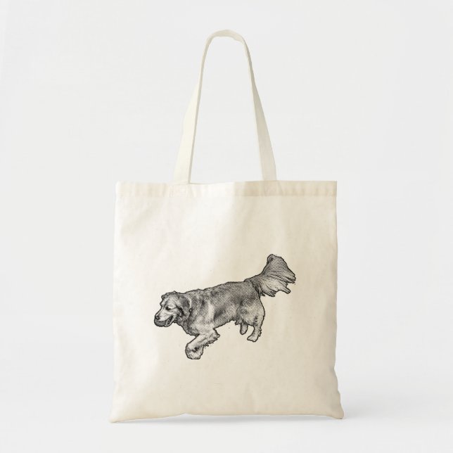 Tote Bag Citrouille Patch Pup - Automne Fourre-tout (Devant)