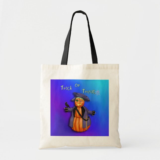 Tote Bag Citrouille Pirate (Devant)