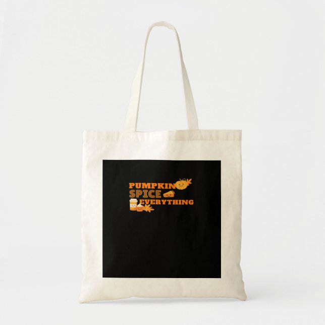 Tote Bag Citrouille Spice Everything Classic Slogan Citatio (Devant)