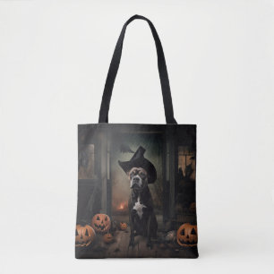 Tote Bag Citrouilles de Terrieur de Staffordshire Halloween