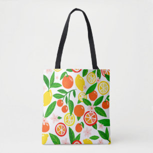 Tote Bag Citrus Fête Fruits Épicerie Agritouristes Marché